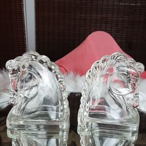 FEDERAL GLASS CompanyHorseHead Glass A‎ Set Of 2 One Price